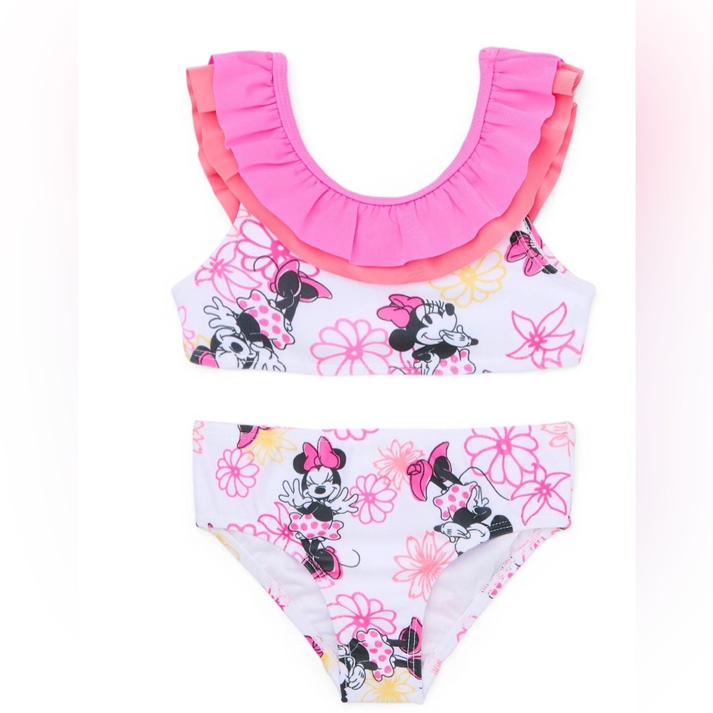 Character Toddler Girl Ruffle Bikini Swimsuit